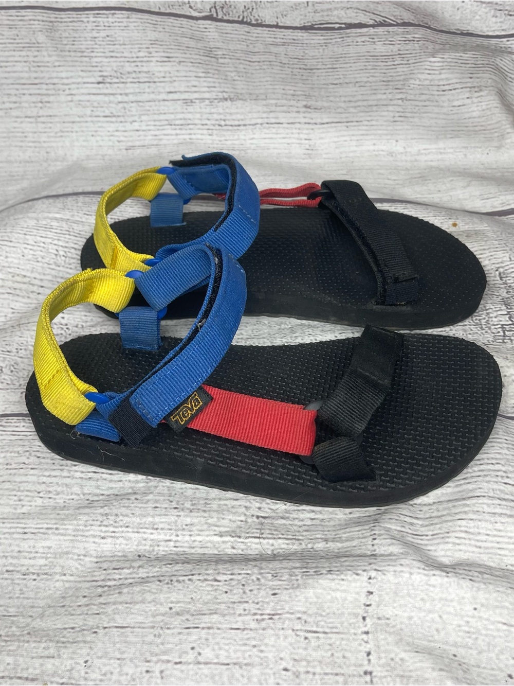 Teva Original Universal Kids Size 3 Multi Color Sandals